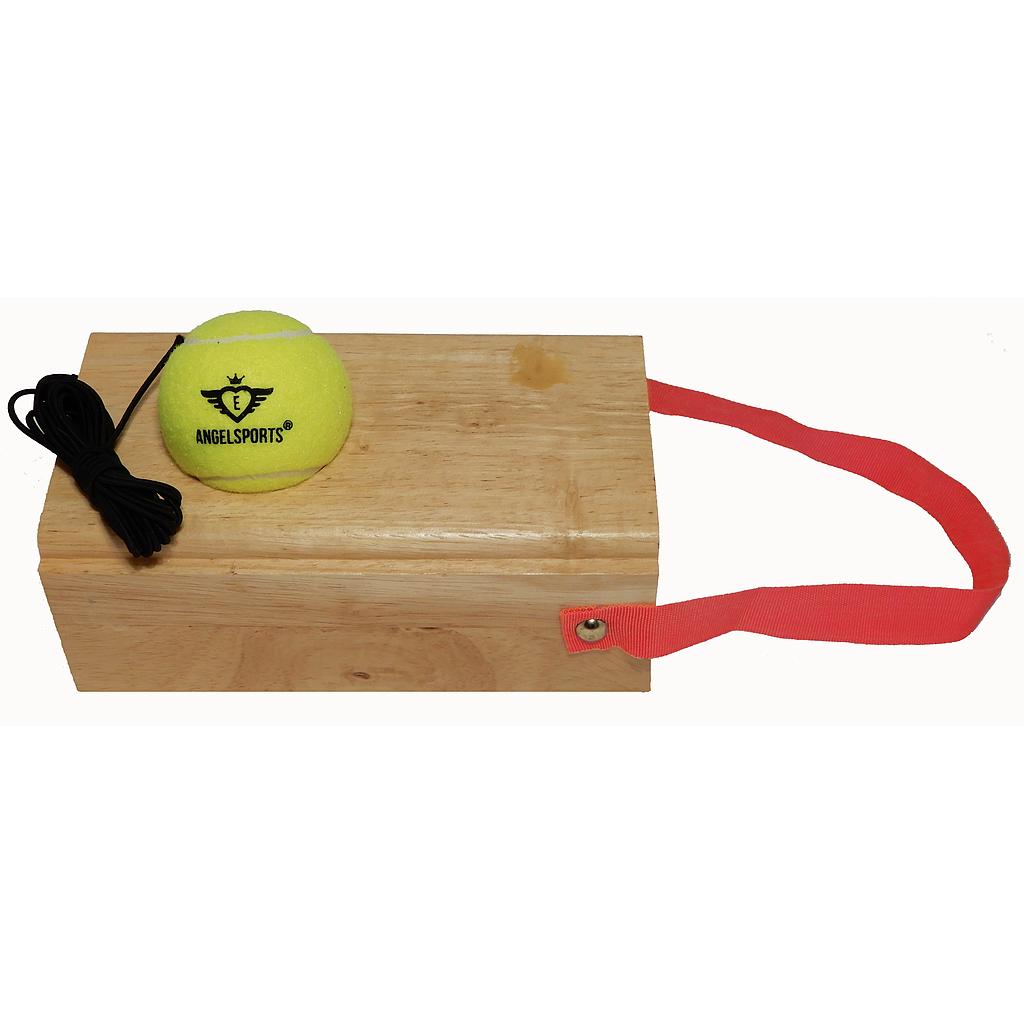 Tennistrainer rubber hout 1200 gram