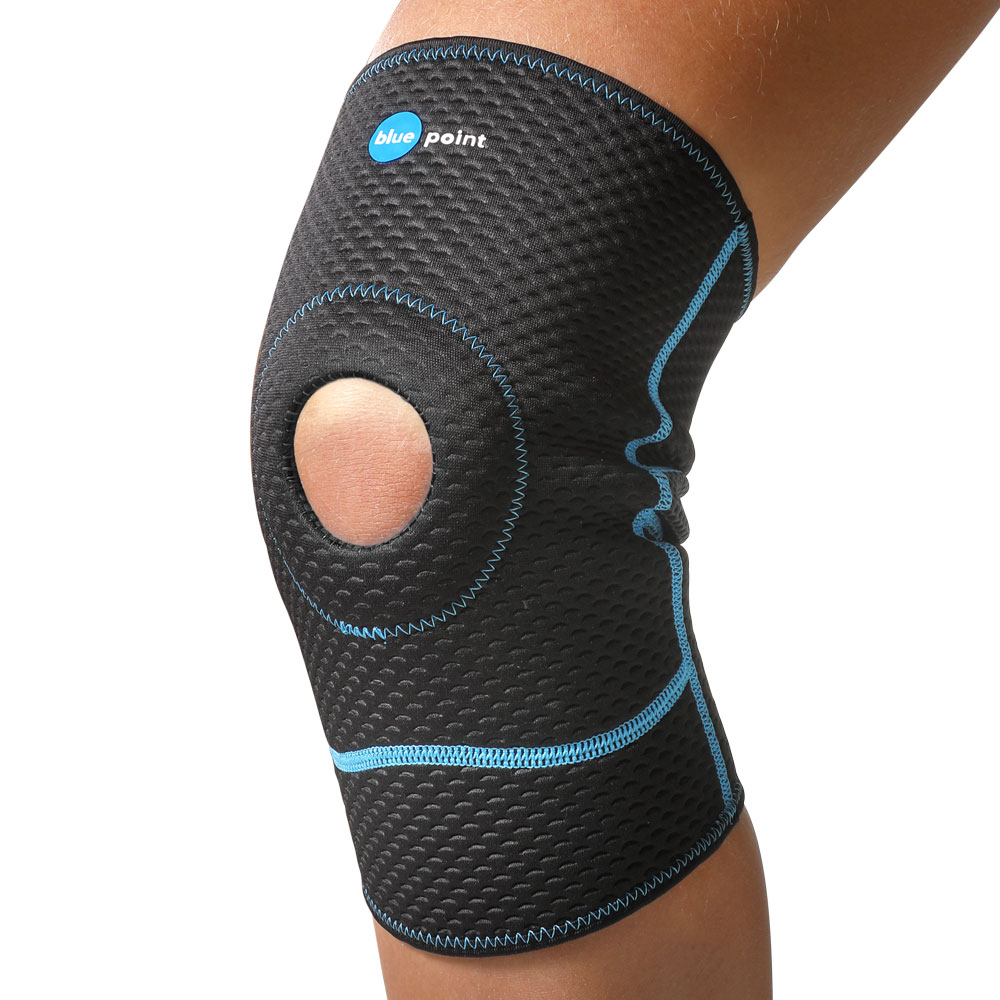 BluePoint Kniebrace neopreen met patella - Sport4clubs.nl sportartikelen