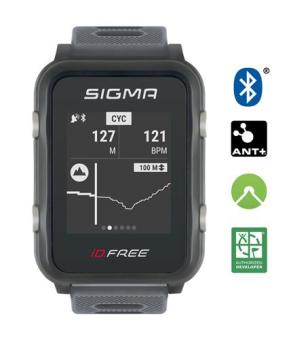 Sigma iD.Free - Sporthorloge - Grijs
