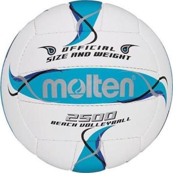 Molten Beachvolleybal 2500 wit/blauw