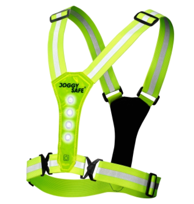 Joggy Safe Sport Vest Led Neongeel