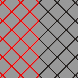 P-doel doelnet 7,5 x 2,5 x 0,8 x 2,0, Ø 4 mm