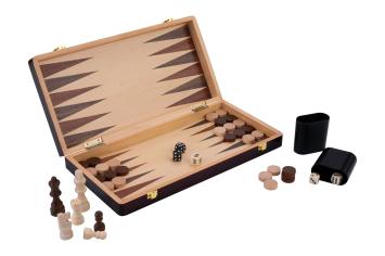 Schaak/backgammon opklapbaar 38,5x38,5