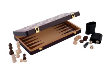 Schaak/backgammon opklapbaar 30x30