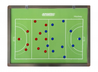 60 x 45 cm - Magnetisch coachbord hockey