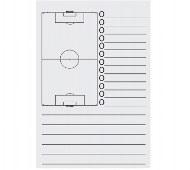 Navulboekje voor magnetische coachmap met klip