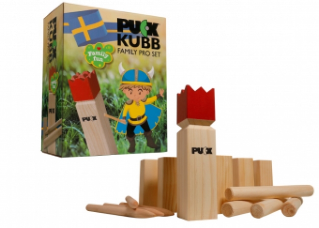 Puck Outdoor Games - Kubb Family Pro set - werpspel!