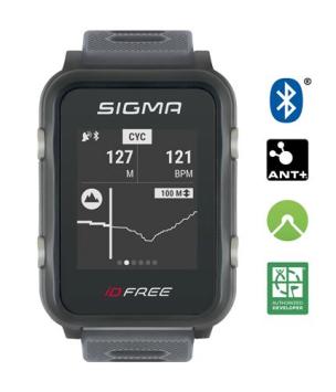 Sigma iD.Free - Sporthorloge - Grijs