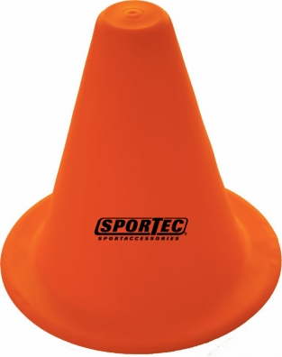 Rubberen Afbakenkegel Oranje 20 cm