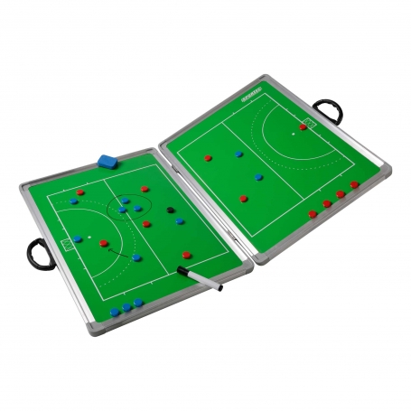 Opvouwbaar magnetisch coachbord hockey