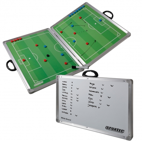 Opvouwbaar magnetisch coachbord - VOETBAL