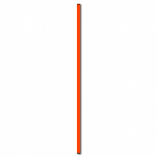 Sportpaal PVC 160 cm oranje